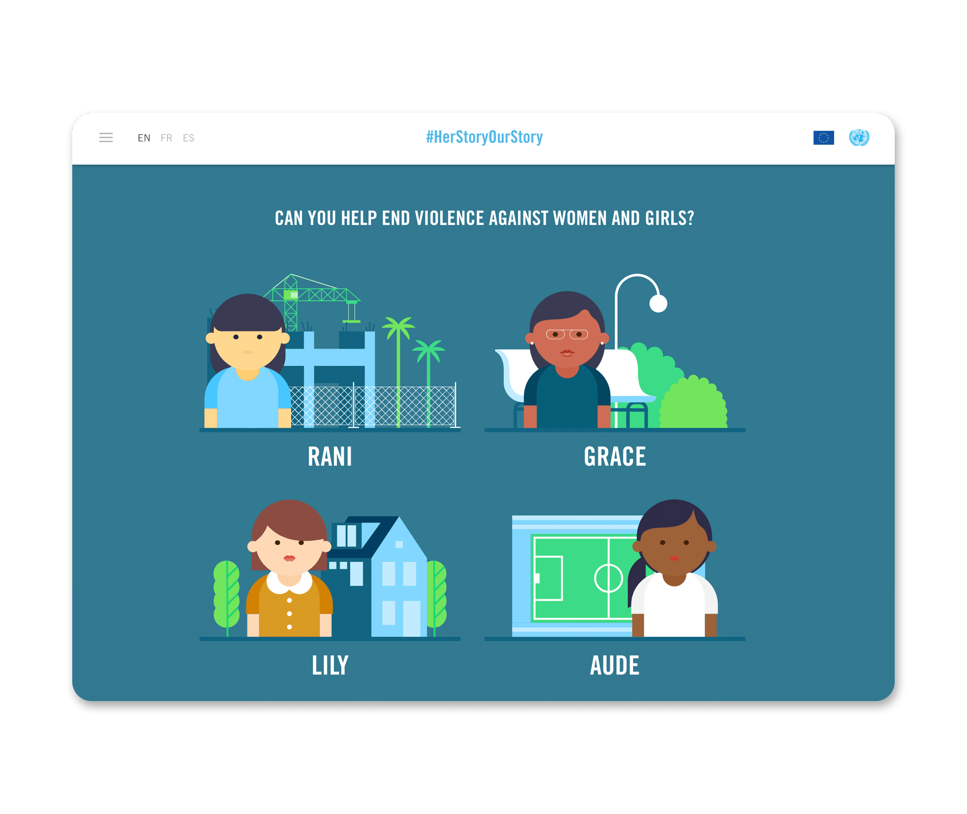 #HerStoryYourStory — Fighting violence against women