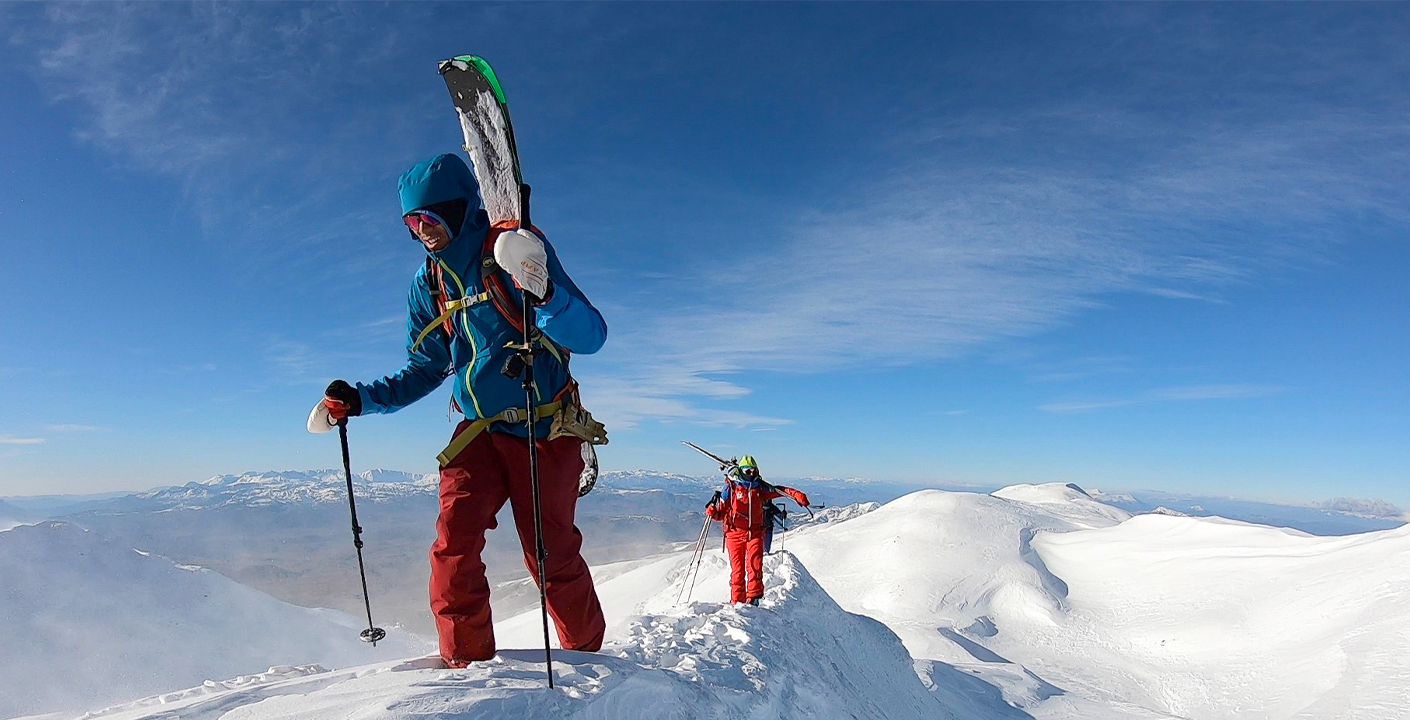Ski touring in the Finnmark Alps