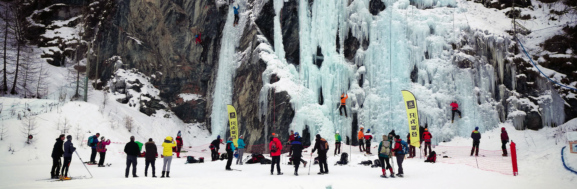 Discover ice climbing at Les Barmettes