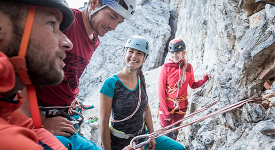 Mountaineering and climbing workshop