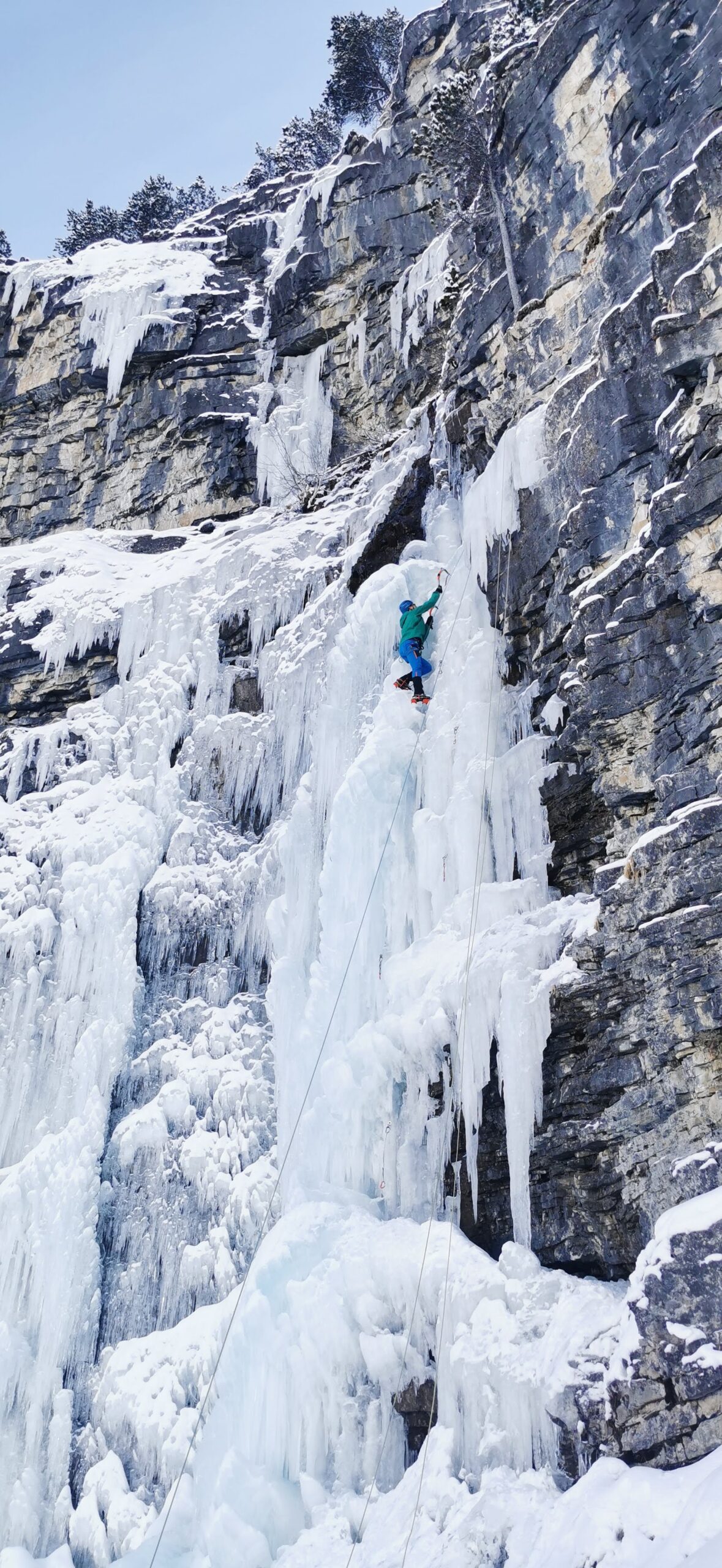 Ice climbing course